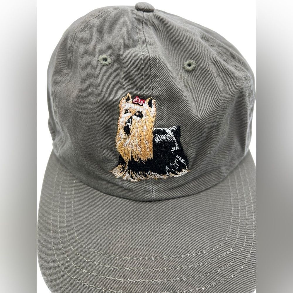 GR8 DOGS ‎ Baseball Cap Embroidered Yorkshire Terrier One Size Fits All Hat